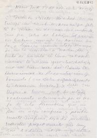 Carta de Carlos Esplá a Indalecio Prieto. New York, 17 de noviembre 1961 | Biblioteca Virtual Miguel de Cervantes