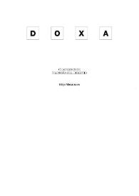 Doxa. Cuadernos de Filosofía del Derecho. Núm. 40, 2017 | Biblioteca Virtual Miguel de Cervantes