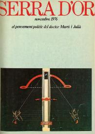 Serra d'Or. Any XVIII, núm. 206, novembre 1976 | Biblioteca Virtual Miguel de Cervantes