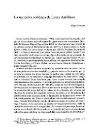 La narrativa solidaria de Laura Antillano / Ángel Esteban | Biblioteca Virtual Miguel de Cervantes