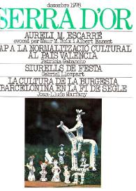 Serra d'Or. Any XX, núm. 231, desembre 1978 | Biblioteca Virtual Miguel de Cervantes