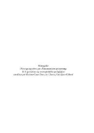 Introducció al monogràfic «Noves perspectives per a l’ensenyament-aprenentatge de la gramàtica: cap a una gramàtica pedagògica» / Mariona Casas-Deseures, Llorenç Comajoan-Colomé | Biblioteca Virtual Miguel de Cervantes