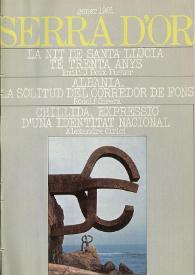 Serra d'Or. Any XXIII, núm. 256, gener 1981 | Biblioteca Virtual Miguel de Cervantes