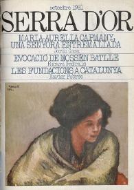 Serra d'Or. Any XXIII, núm. 264, setembre 1981 | Biblioteca Virtual Miguel de Cervantes
