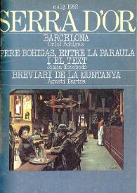 Serra d'Or. Any XXIV, núm. 272, maig 1982 | Biblioteca Virtual Miguel de Cervantes