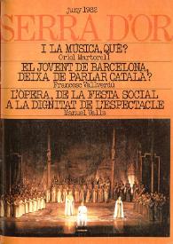 Serra d'Or. Any XXIV, núm. 273, juny 1982 | Biblioteca Virtual Miguel de Cervantes