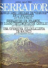 Serra d'Or. Any XXIV, núm. 274-275, juliol-agost 1982 | Biblioteca Virtual Miguel de Cervantes