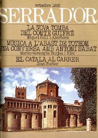 Serra d'Or. Any XXIV, núm. 276, setembre 1982 | Biblioteca Virtual Miguel de Cervantes