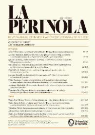La Perinola : revista de investigación quevediana. Núm. 17, 2013 | Biblioteca Virtual Miguel de Cervantes