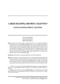 Carles Soldevila ironista: «Valentina» / Vicent Simbor Roig | Biblioteca Virtual Miguel de Cervantes