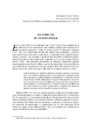 Lo cursi en "El cuarto poder" / José Manuel Martín Morán | Biblioteca Virtual Miguel de Cervantes