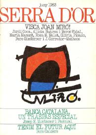 Serra d'Or. Any XXV, núm. 285, juny 1983 | Biblioteca Virtual Miguel de Cervantes