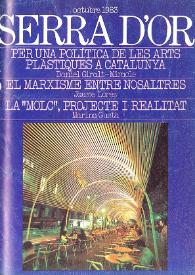 Serra d'Or. Any XXV, núm. 289, octubre 1983 | Biblioteca Virtual Miguel de Cervantes