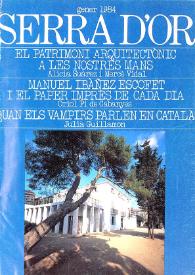 Serra d'Or. Any XXVI, núm. 292, gener 1984 | Biblioteca Virtual Miguel de Cervantes