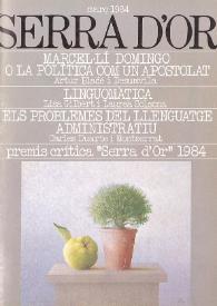 Serra d'Or. Any XXVI, núm. 294, març 1984 | Biblioteca Virtual Miguel de Cervantes