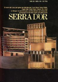 Serra d'Or. Any XXXVII, núm. 424, abril 1995 | Biblioteca Virtual Miguel de Cervantes