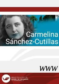 Carmelina Sánchez-Cutillas / directora Maria Isabel Guardiola i Savall