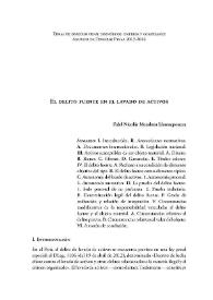 El delito fuente en el lavado de activos / Fidel Nicolás Mendoza Llamacponcca | Biblioteca Virtual Miguel de Cervantes