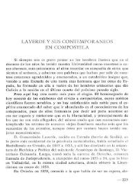 Laverde y sus contemporáneos en Compostela / Paulino Pedret Casado | Biblioteca Virtual Miguel de Cervantes