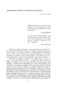 Antonio Machado, el deseo de significar / Jordi Jové Lamenca | Biblioteca Virtual Miguel de Cervantes