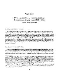 De la separación a la reunión dinástica : la Corona de Aragón entre 1504 y 1516 / Manuel Rivero Rodríguez | Biblioteca Virtual Miguel de Cervantes