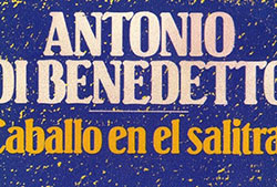 Portada de «Caballo en el salitral», Barcelona, Bruguera, 1981 (Fuente: Biblioteca de la Agencia Española de Cooperación Internacional para el Desarrollo - AECID)