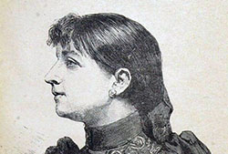 Concepción Gimeno de Flaquer, c. 1893 (Fuente: Concepción Gimeno de Flaquer, «Mujeres. Vidas paralelas», Madrid, Tipografía de Alfredo Alonso, 1893).