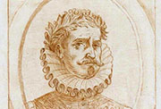 <em>Retrato de Juan de la Cueva</em>. Preliminares de <em>La Conquista de la Bética.</em>