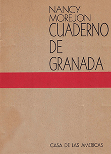Portada de «Cuaderno de Granada», La Habana, Casa de las Américas, 1984