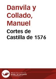 Cortes de Castilla de 1576