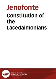 Constitution of the Lacedaimonians