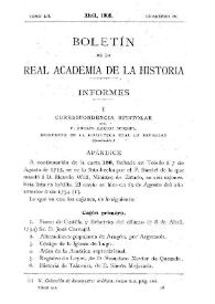 Correspondencia epistolar del P. Andrés Marcos Burriel, existente en la Biblioteca Real de Bruselas. (Conclusión)