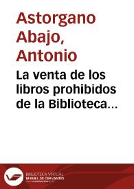 La venta de los libros prohibidos de la Biblioteca mayansiana (1801)