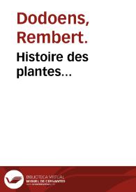 Histoire des plantes...