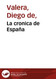 La cronica de España