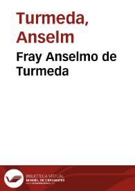 Fray Anselmo de Turmeda
