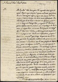 Carta del Padre José Francisco de Isla a Francisco Nieto de la Compañía de Jesús, procurador general de la provincia de Castilla. Villagarcía, 17 de marzo de 1759