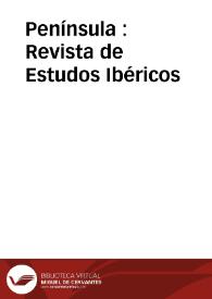 Península : Revista de Estudos Ibéricos