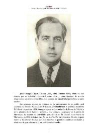  José Venegas López (Linares, Jaén, 1896 –Buenos Aires, 1948) [Semblanza]