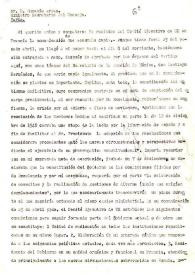 Carta de Alvaro de Albornoz a Eugenio Arauz. México