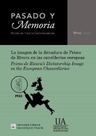 Pasado y Memoria. Revista de Historia Contemporánea. Núm. 16 (2017). La imagen de la dictadura de Primo de Rivera en las cancillerías europeas