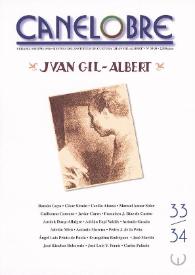 Canelobre, 33-34 (verano-otoño 1996). Juan Gil-Albert 
