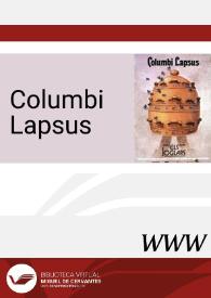 Columbi lapsus (1989) [Ficha de espectáculo]