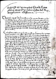 Guillem de Varoic conservat al Ms. 7811. Lletres de Batalla de la Biblioteca Nacional de Madrid | Biblioteca Virtual Miguel de Cervantes