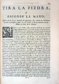 Tira la piedra y esconde la mano / Francisco de Quevedo | Biblioteca Virtual Miguel de Cervantes