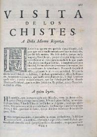 Visita de los chistes / Francisco de Quevedo | Biblioteca Virtual Miguel de Cervantes