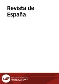 Revista de España | Biblioteca Virtual Miguel de Cervantes