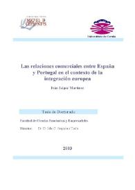 Las relaciones comerciales entre España y Portugal en el contexto de la integración europea | Biblioteca Virtual Miguel de Cervantes