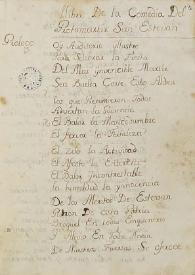 Llibre de la comedia del protomartir San Estevan / per mans de Genís Girbau se es escrita esta comedia | Biblioteca Virtual Miguel de Cervantes