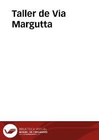 Taller de vía Margutta | Biblioteca Virtual Miguel de Cervantes